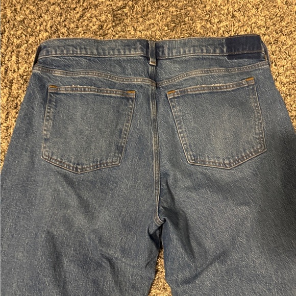 Abercrombie & Fitch Medium Wash Low Rise Baggy Jeans Size 32/14 - Picture 8 of 8